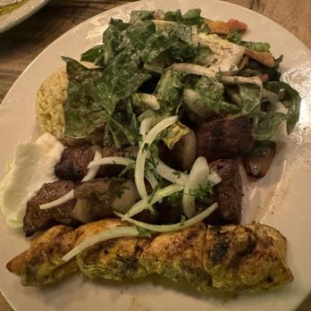 Zaytoon - Kebab combo plates entree: chicken with 2 beef no lamb - Lebanese Near Me - Santa Barbara, California Zaytoon - Kebab combo plates entree: chicken with 2 beef no lamb - Lebanese Near Me - Santa Barbara, California