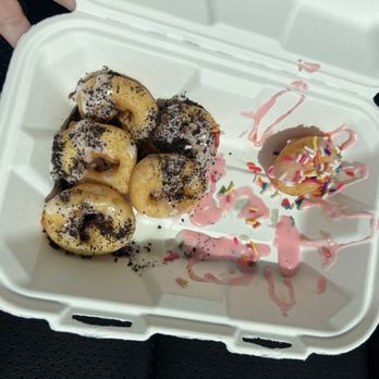 Romeros - DELICIOUS Donuts!! Warm a gooey, the family smashed these within minutes! - Coffee & Tea Near Me - Ennis, Texas