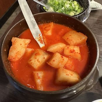 Seoul TTukbaegi - Radish refill & scallions - Korean Near Me - Flushing, New York Seoul TTukbaegi - Radish refill & scallions - Korean Near Me - Flushing, New York