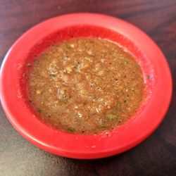 Los Reyes Taqueria - Fire roasted salsa is phenomenal