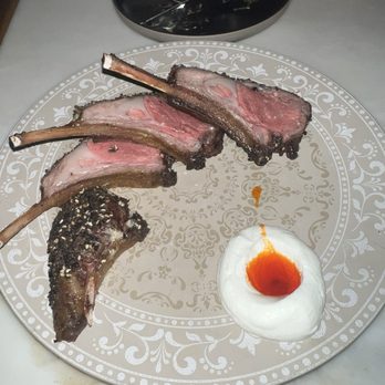 Ladyhawk - Olive Crusted Rack of Lamb ($66) - Bars Near Me - West Hollywood, California