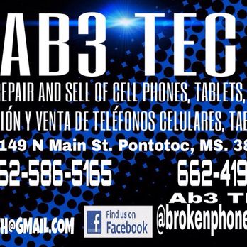 Ab3 Tech - Mobile Phone Repair Near Me - Pontotoc, Mississippi Ab3 Tech - Mobile Phone Repair Near Me - Pontotoc, Mississippi