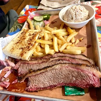 Canyons Barbeque - Brisket comes with a Andes mint - Barbeque Near Me - Castro Valley, California Canyons Barbeque - Brisket comes with a Andes mint - Barbeque Near Me - Castro Valley, California