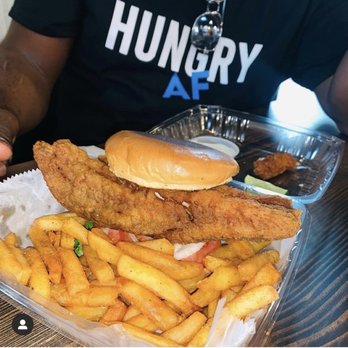 Sal and Sons - Fried rockfish sandwich - Seafood Near Me - Baltimore, Maryland Sal and Sons - Fried rockfish sandwich - Seafood Near Me - Baltimore, Maryland