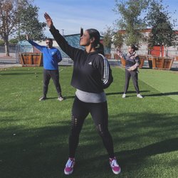 Teaching Tai Chi & Qigong at Creekside Social in downtown San Jose
