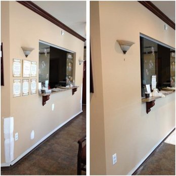 Independence Painting - Medical Office Waiting Room Before and After - Painters Near Me - Brooklyn, New York