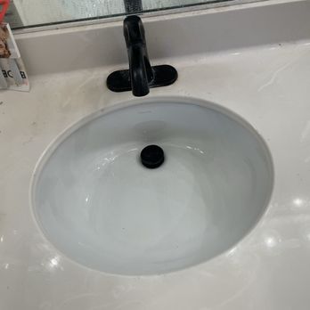Proper Hour Home Services - New sink after installation. You'll have to take my word for it that the old rusty one they replaced looked really crappy. - Handyman Near Me - Santa Clara, California Proper Hour Home Services - New sink after installation. You'll have to take my word for it that the old rusty one they replaced looked really crappy. - Handyman Near Me - Santa Clara, California