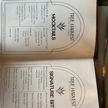 True Harvest - Menu - Distilleries Near Me - Wild Rose, Wisconsin True Harvest - Menu - Distilleries Near Me - Wild Rose, Wisconsin