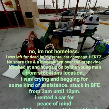 Hertz Rent A Car - me, stuck at a damn truck stop. - Car Rental Near Me - Stockton, California Hertz Rent A Car - me, stuck at a damn truck stop. - Car Rental Near Me - Stockton, California