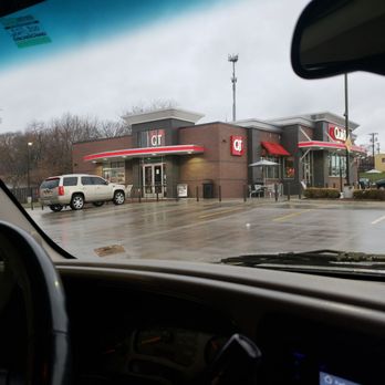 QuikTrip - a view of a gas station from inside a car - Convenience Stores Near Me - Raytown, Missouri