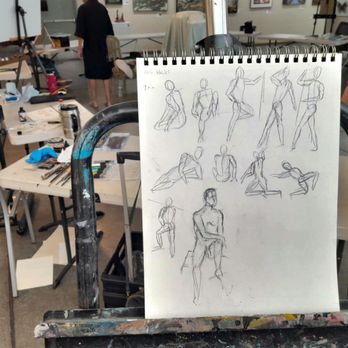 Arizona Artists Guild - My quick sketches of a model's  2-minute poses during a life drawing session. - Art Galleries Near Me - Phoenix, Arizona