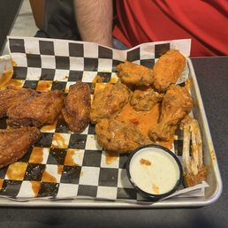 Signature sauce and medium wings
