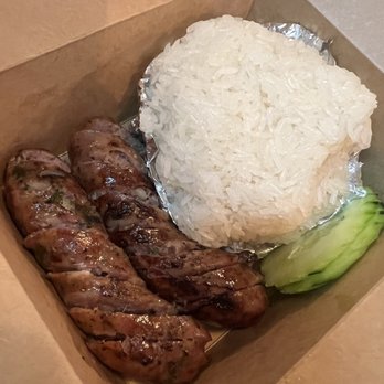Nok’s Kitchen - #1 - Lao Pork Sausage Combo - Laotian Near Me - Westminster, California