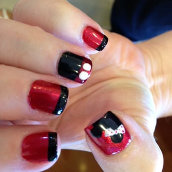 Best Nails - Minnie and Mickey nails...fun! - Nail Salons Near Me - Henderson, Nevada