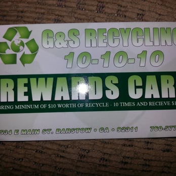 G & S Recycling - One stamp per day - Recycling Center Near Me - Barstow, California G & S Recycling - One stamp per day - Recycling Center Near Me - Barstow, California