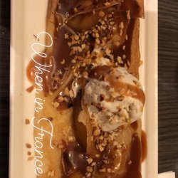Framboise - Caramel apple ice-cream crêpe