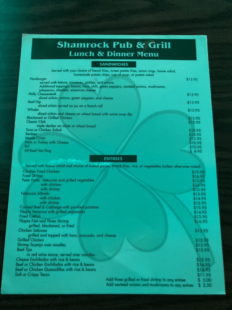 Social spots from The Shamrock Inn
