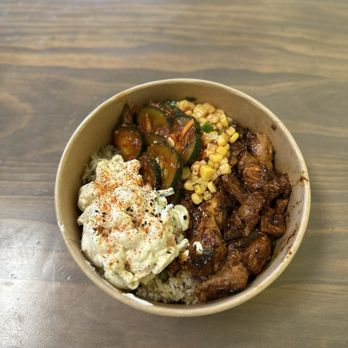 Okonomi Asian Grill - Korean Chicken Bowl - Korean Near Me - Fairfax, Virginia