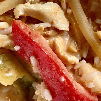 Crazy Thai - red curry with chicken - Thai Near Me - Richmond, Virginia