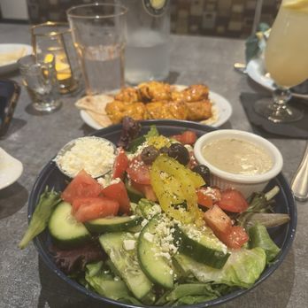 Lemon Zest - I ordered my usual. A Greek salad with chicken kabob. No knife needed. Tender, juicy and flavorful. - Mediterranean Near Me - Azusa, California