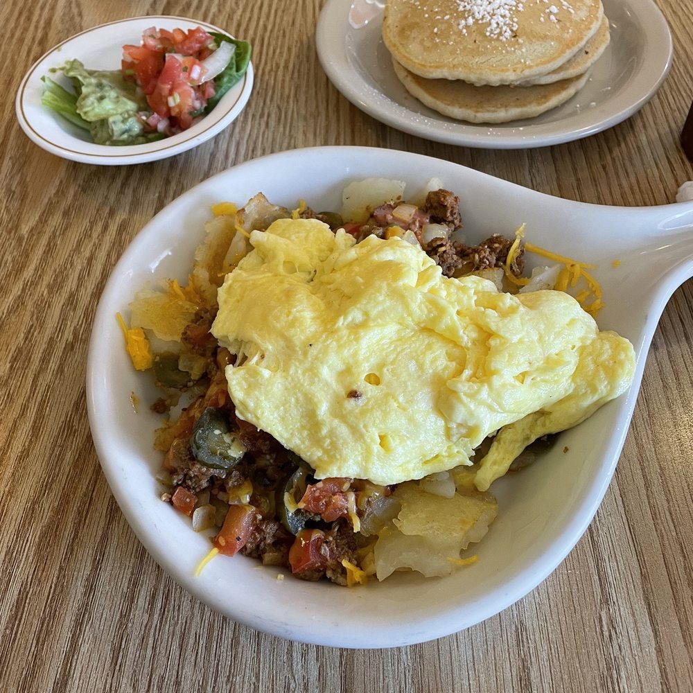 Mexican skillet with pancakes Mexican skillet with pancakes