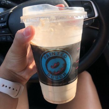 Painted Dough - Mazapan cold brew - Donuts Near Me - Chino, California Painted Dough - Mazapan cold brew - Donuts Near Me - Chino, California
