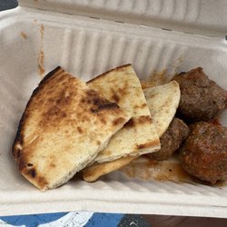 Atlanta Greek Festival - Meatballs with pita at the Mezze tent