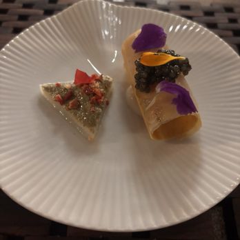 Barbacana - Two snacks to start. These were fun, delicious bites. - Seafood Near Me - Houston, Texas Barbacana - Two snacks to start. These were fun, delicious bites. - Seafood Near Me - Houston, Texas