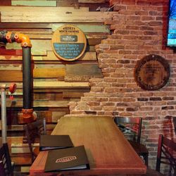 Rough Draught Whiskey Bar - I need this wall in my house