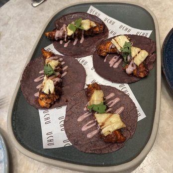 UCHU Cevicheria & Raw Bar - Pulpo Anticuchero al Pastor chicha morada tortillas, olivo sauce, grilled pineapple - Live/Raw Food Near Me - Vancouver, British Columbia UCHU Cevicheria & Raw Bar - Pulpo Anticuchero al Pastor chicha morada tortillas, olivo sauce, grilled pineapple - Live/Raw Food Near Me - Vancouver, British Columbia