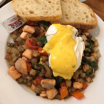 Blu Jam Cafe - Salmon Hash ~ - Breakfast & Brunch Near Me - Los Angeles, California