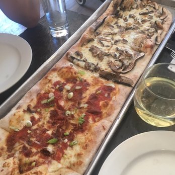 Half prosciutto and half portobello