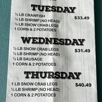 The Juicy Seafood - Weekly Daily Special - Seafood Near Me - Hallandale Beach, Florida The Juicy Seafood - Weekly Daily Special - Seafood Near Me - Hallandale Beach, Florida