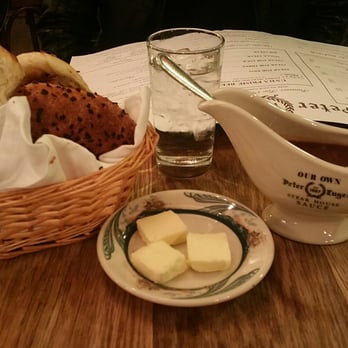 Peter Luger - Comp bread - Steakhouses Near Me - Brooklyn, New York Peter Luger - Comp bread - Steakhouses Near Me - Brooklyn, New York
