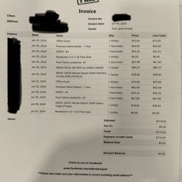 My surprise bill. My surprise bill.