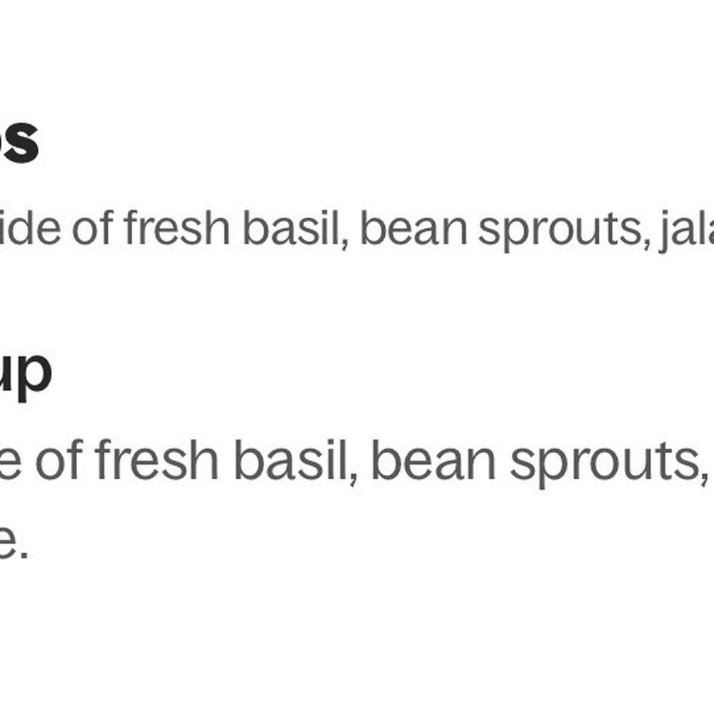 Menu Menu