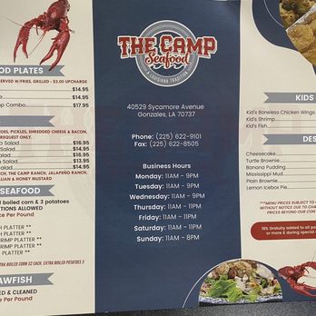 Top Notch Seafood & More - Menu - Salad Near Me - Gonzales, Louisiana Top Notch Seafood & More - Menu - Salad Near Me - Gonzales, Louisiana