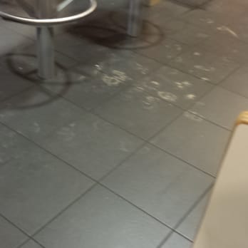 McDonald's - Filthy floor to go with my previous picture of the filthy table. - Burgers Near Me - Bristol, Connecticut