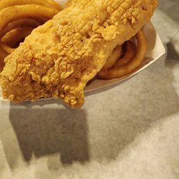 Whiting, full of dough, greasy, and bland Whiting, full of dough, greasy, and bland