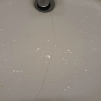 Margaritaville Resort Cape Cod - Fully cracked sharp to touch sink - Resorts Near Me - Hyannis, Massachusetts