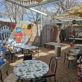 Show Me Pizza - Patio - Pizza Near Me - Austin, Texas Show Me Pizza - Patio - Pizza Near Me - Austin, Texas