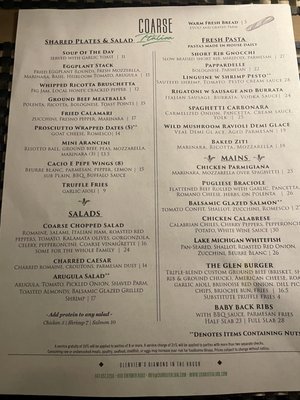 Coarse Italian by null