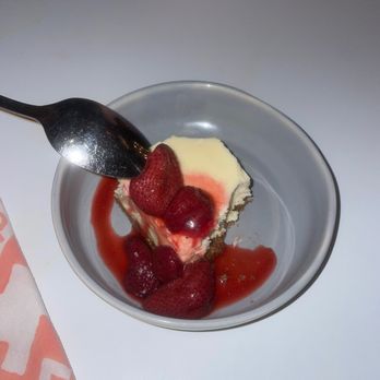 Kismet - strawberry ricotta cheesecake - Mediterranean Near Me - Los Angeles, California