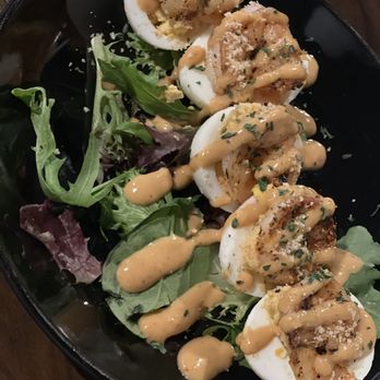 Prime XO - Cajun Shrimp Deviled Eggs - Seafood Near Me - Forney, Texas