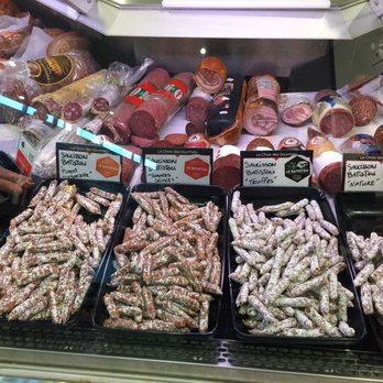 Fromagerie Des Nations - a variety of sausages - Delis Near Me - Anjou, Quebec