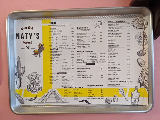 Menu photo 2 Dona Naty's Tacos Chicago, IL Menu photo 2 Dona Naty's Tacos Chicago, IL