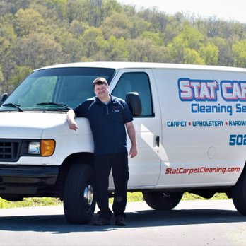 Stat Carpet Cleaning - Garry Roberson with Stat Carpet Cleaning Van in Louisville - Carpet Cleaning Near Me - Louisville, Kentucky Stat Carpet Cleaning - Garry Roberson with Stat Carpet Cleaning Van in Louisville - Carpet Cleaning Near Me - Louisville, Kentucky