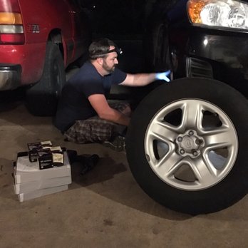 T&L Automotive - Nick taking time from his Saturday night to fix my brakes. - Auto Repair Near Me - Cedar Park, Texas T&L Automotive - Nick taking time from his Saturday night to fix my brakes. - Auto Repair Near Me - Cedar Park, Texas