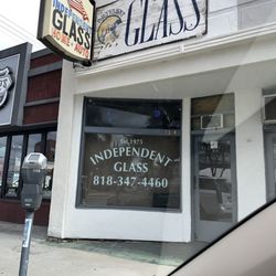 Independent Glass - Just south of the Boulevard Behind Ralph's Gas Station and Next to  Barbershops