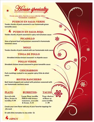 Menu photo 1 El Sazon De Carito Hutto, TX Menu photo 1 El Sazon De Carito Hutto, TX